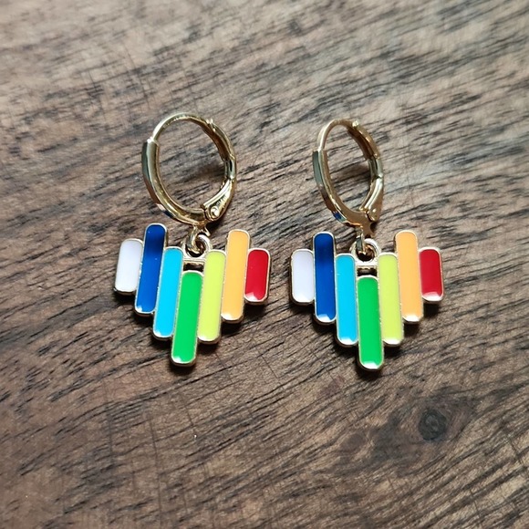 Rainbow Earrings - Picture 2 of 4